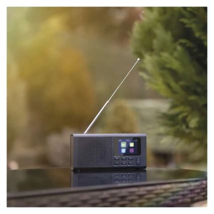 Radio DAB DAB+ FM 3W/5V/4xAA noir