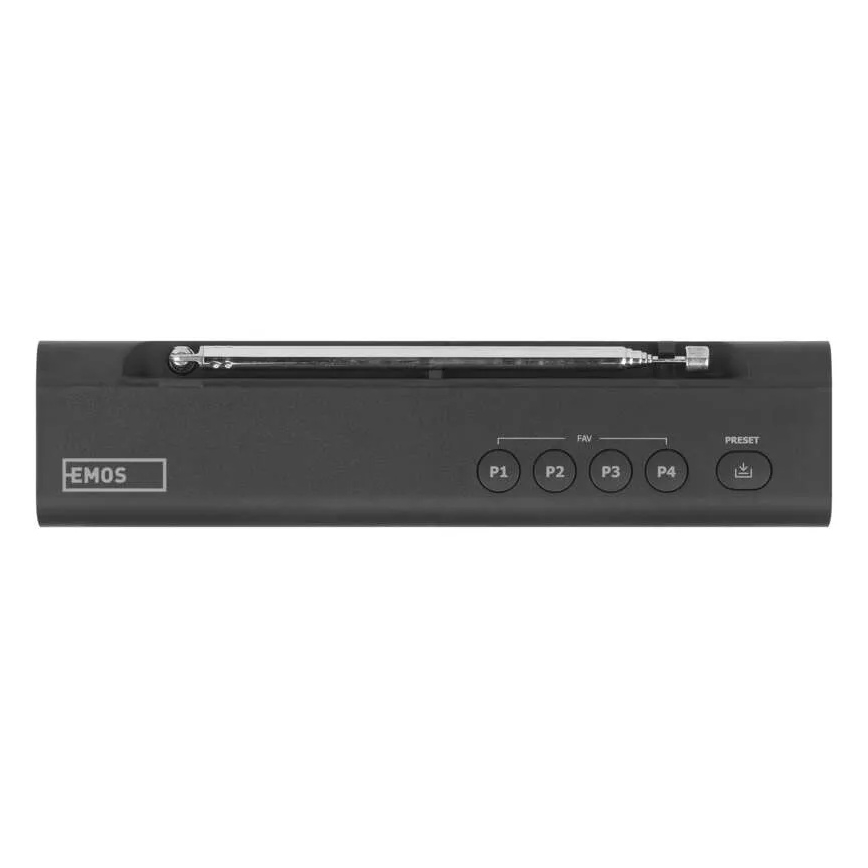 Radio DAB DAB+ FM 3W/5V/4xAA noir