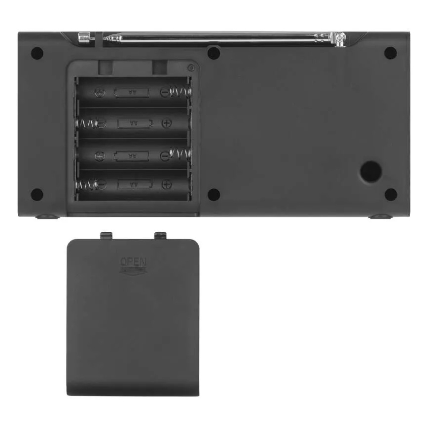 Radio DAB DAB+ FM 3W/5V/4xAA noir
