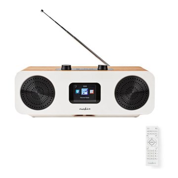 Radio internet multifonction 34W/230V DAB+ FM Wi-Fi Bluetooth USB + télécommande