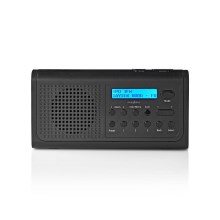 Radio met klok en alarm 3W/FM/DAB