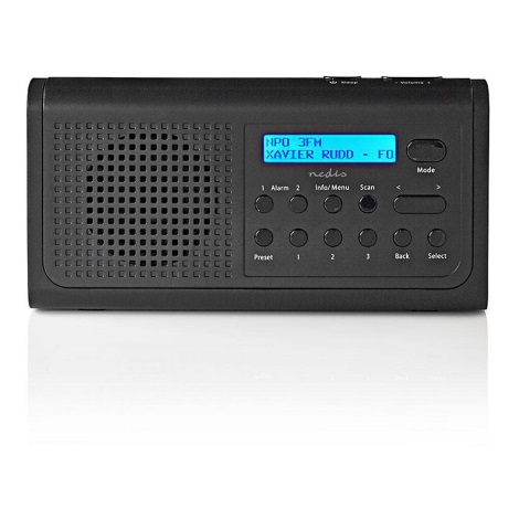 Radio met klok en alarm 3W/FM/DAB