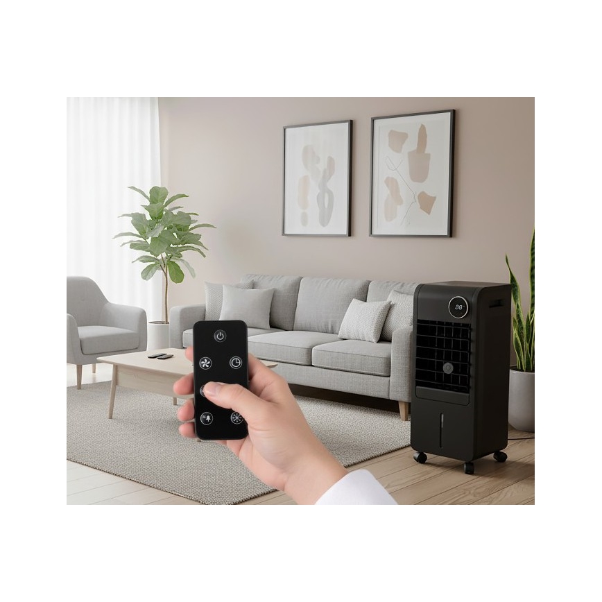 Rafraîchisseur d'air portable VIENTO COOL-R 65W/230V noir + télécommande