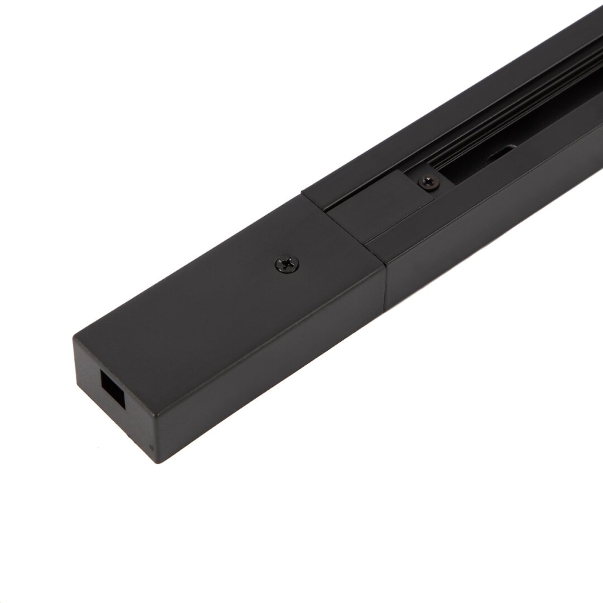 Railsysteem 1-fase TRACK 1 m zwart
