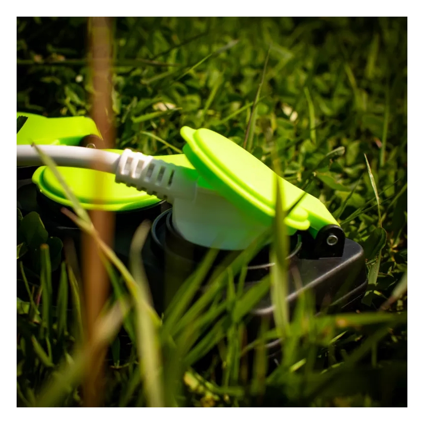 Rallonge 5 m avec interrupteur — 3 prises, IP44