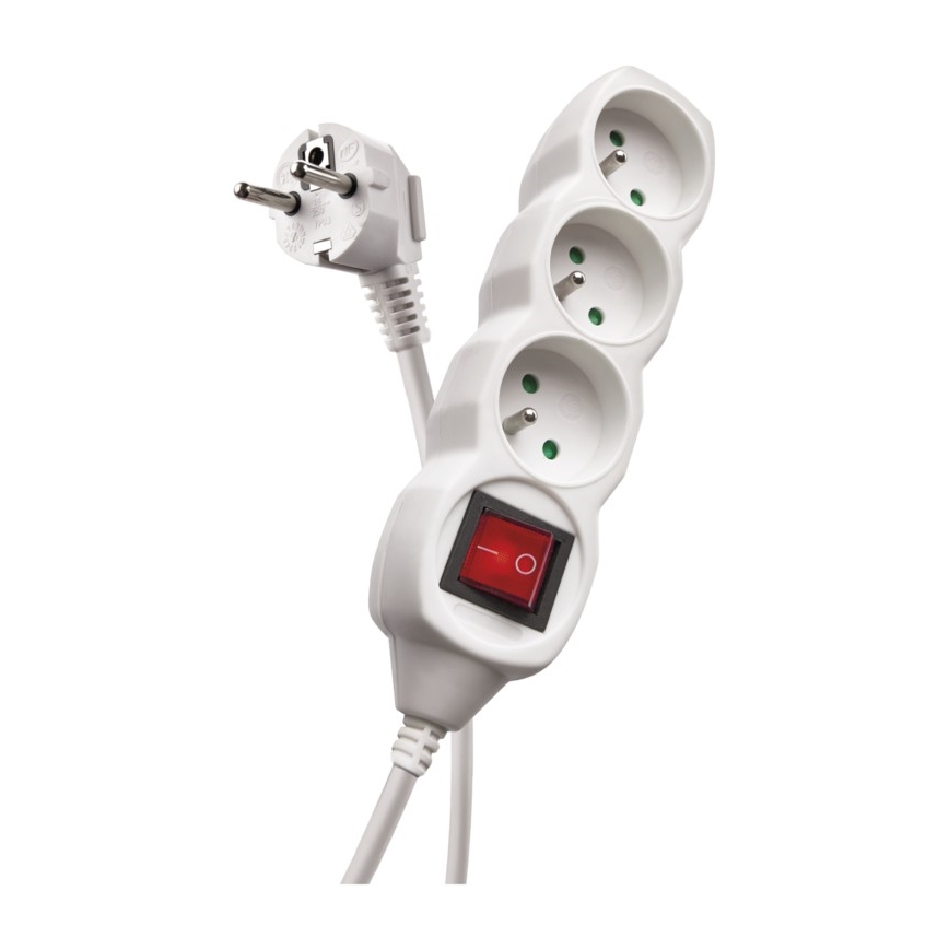 Rallonge avec interrupteur 3Z 3m