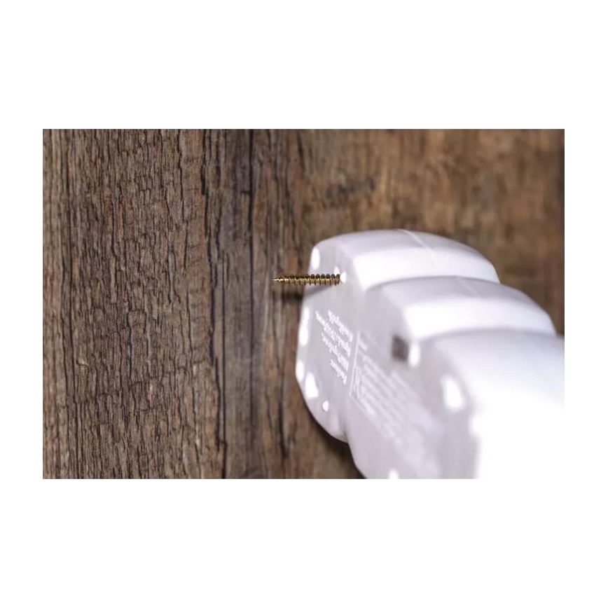 Rallonge avec interrupteur 4Z 3m blanche