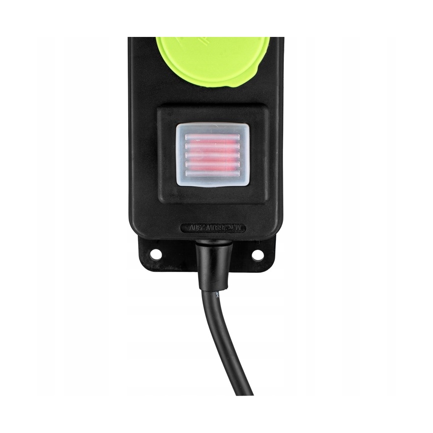 Rallonge électrique 20 m avec interrupteur — 3 prises — IP44