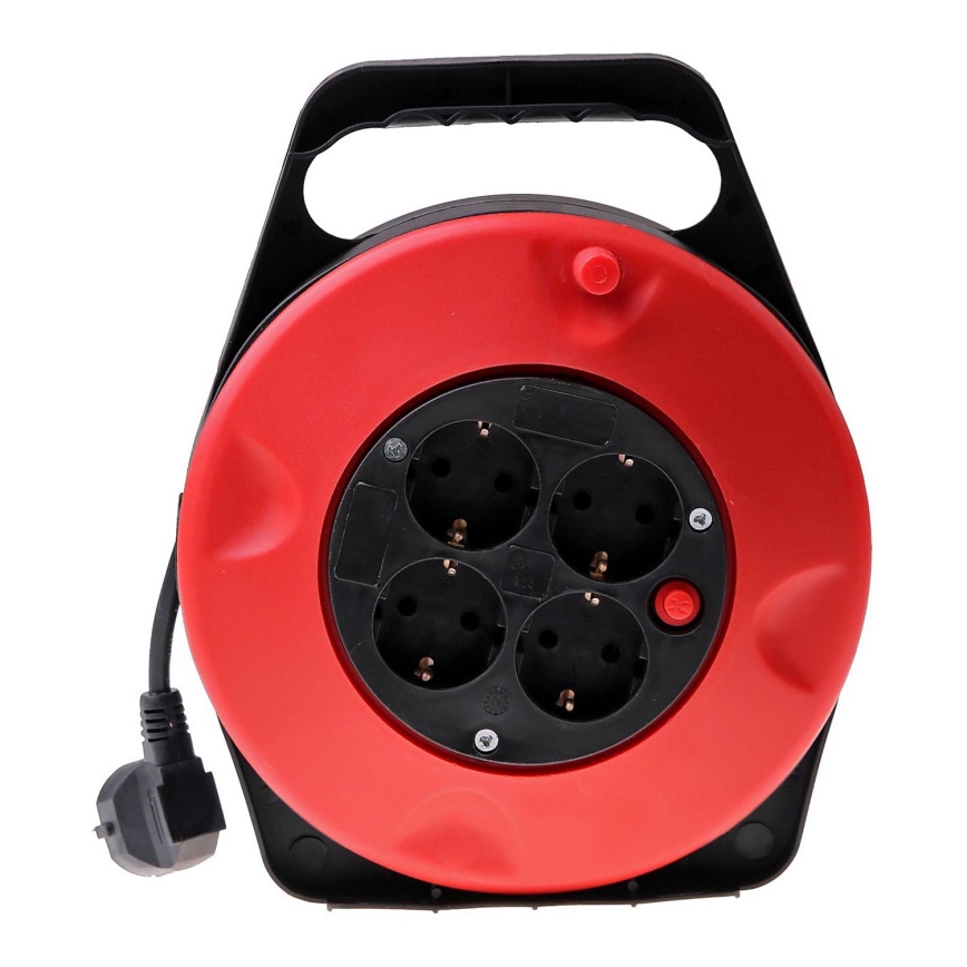 Rallonge sur enrouleur SCHUKO 4Z 10m