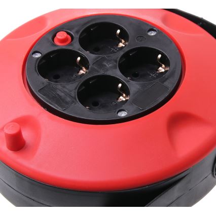 Rallonge sur enrouleur SCHUKO 4Z 10m