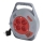 Rallonge sur tambour avec 4 prises 10m gris/rouge