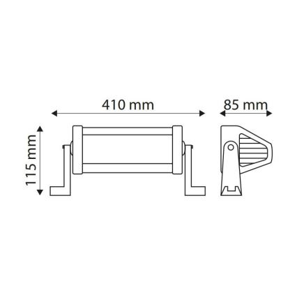 Rampe d'éclairage LED pour voiture EPISTAR LED/72W/10-30V IP67 6000K