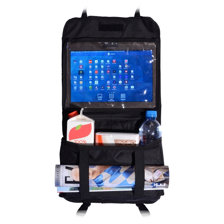 Rangement pour voiture 53x28 cm noir