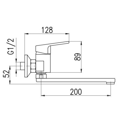 RAV Slezák CO101.5/23Z - Mitigeur pour lavabo COLORADO cm doré brillant
