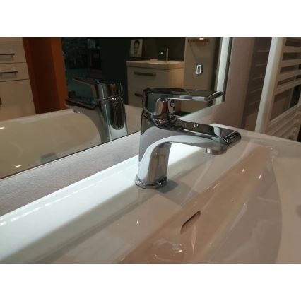 RAV Slezák CO127.0 - Wastafelkraan + afvoer COLORADO 14,3 cm glanzend chroom