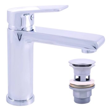RAV Slezák CO129.0 - Mitigeur pour lavabo + bonde COLORADO 16,2 cm chromé brillant