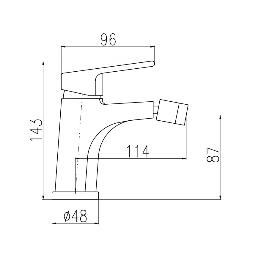 RAV Slezák CO145.0KCMATZ - Bidetmengkraan + afvoer COLORADO 14,3 cm zwart/goud