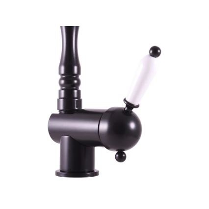 RAV Slezák L508.0/8CMAT - Keuken-/wastafelmengkraan LABE RETRO 25,6 cm mat zwart