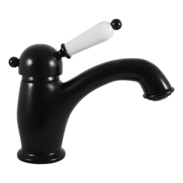 RAV Slezák L526.0CMAT - Mitigeur pour lavabo LABE RETRO 15,3 cm noir mat