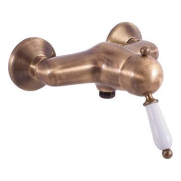 RAV Slezák L581.5SM - Douchekraan LABE RETRO 12,3 cm antiek messing