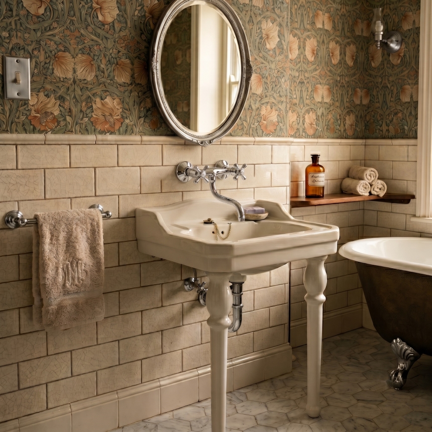 RAV Slezák MK101.5/21 - mitigeur évier/lavabo MORAVA RETRO, finition chrome brillant