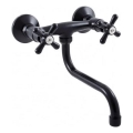 RAV Slezák MK101.5/21CMAT - Mitigeur évier/lavabo MORAVA RETRO noir mat