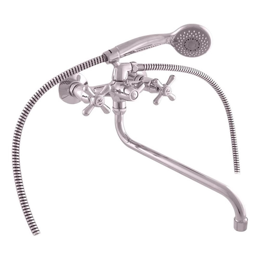 RAV Slezák MK153.5/1 - Badset met MORAVA badmengkraan, glanzend chroom