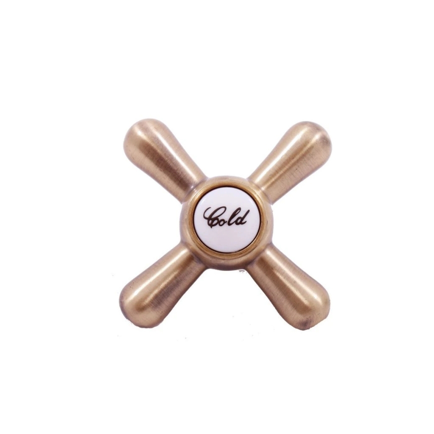 RAV Slezák MK181.5/3SM - Ensemble de douche avec mitigeur MORAVA RETRO, laiton patiné