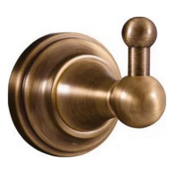 RAV Slezák MKA0100SM - MORAVA RETRO wandhaak in antiek messing