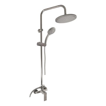 RAV Slezák NL182.5/7MGL - Ensemble de douche avec mitigeur NIL, finition gris brillant