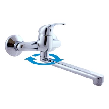 RAV Slezák SA001.5/23 - Mitigeur évier/lavabo SAZAVA, chrome brillant