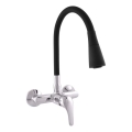 RAV Slezák SA002.5/13 - Keukenkraan SAZAVA 32,3 cm zwart/glanzend chroom