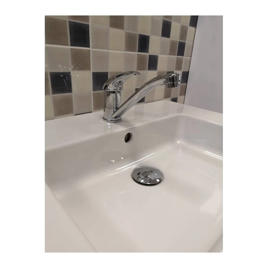 RAV Slezák SA015.0 - Wastafelkraan SAZAVA 11,8 cm glanzend chroom