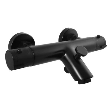 RAV Slezák TRM54.5CMAT - Mitigeur thermostatique pour baignoire TERMO noir mat