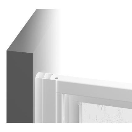 Ravak 00V701R211 - Porte de douche à 3 panneaux SUPERNOVA 90x198 cm blanche