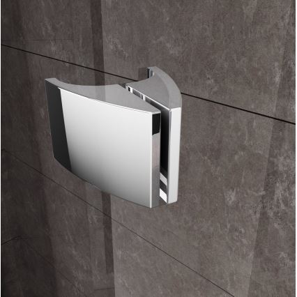 Ravak 37677U00Z1 - Cabine de douche quart de cercle PIVOT, 3 panneaux, 90 x 90 cm, verre satiné