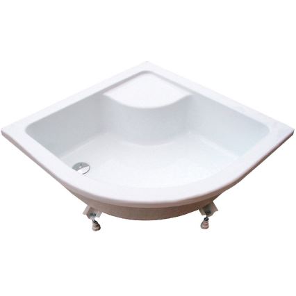 Ravak A217001020 - Receveur de douche quart de cercle SABINA 90x90 cm blanc