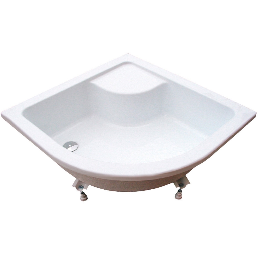 Ravak A217001020 - Receveur de douche quart de cercle SABINA 90x90 cm blanc