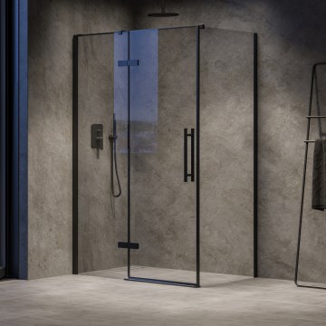 Ravak - Cabine de douche COOL 120x90 cm noire