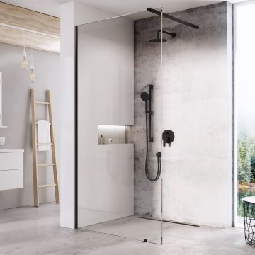 Ravak GW9WA030SZ1 - Cabine de douche WALK-IN 100 x 200 cm noire