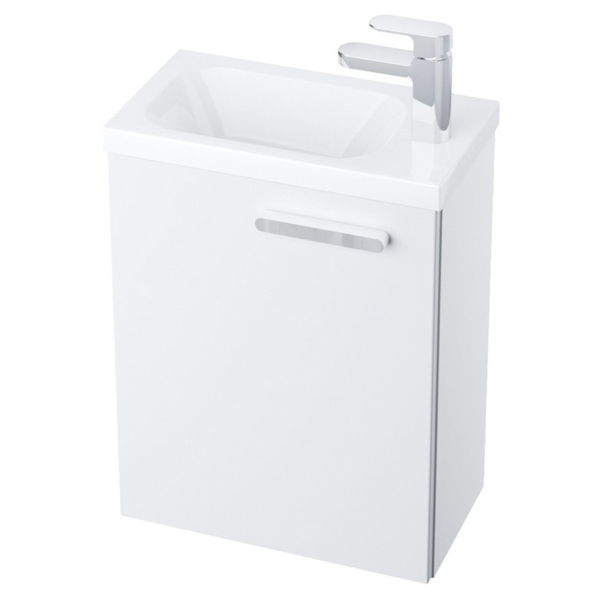 Ravak X000000540 - Porte gauche pour meuble sous-lavabo CHROME, 37,5 x 53 cm, blanche