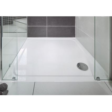 Ravak X01309 - Sifon voor douchebak, Ø 11,6 cm, glanzend chroom