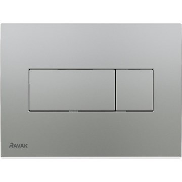 Ravak X01456 - Spoelknop UNI 24,7 x 16,5 cm mat chroom