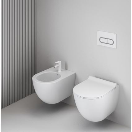 Ravak X01517 - UNI CHROME wandbidet, keramiek/wit