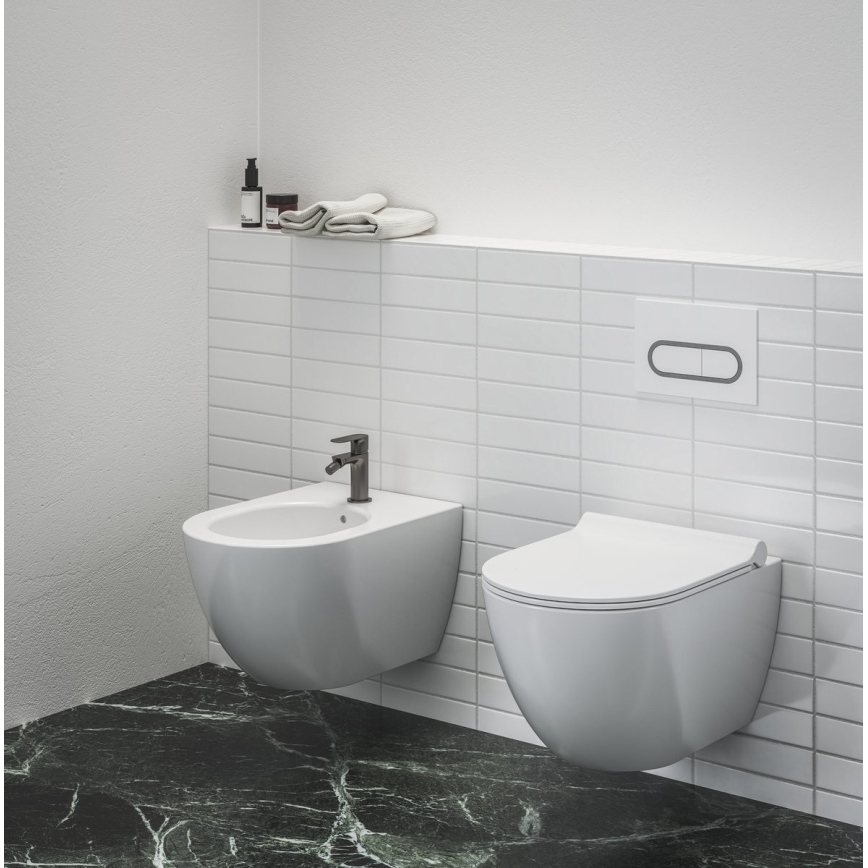 Ravak X01517 - UNI CHROME wandbidet, keramiek/wit