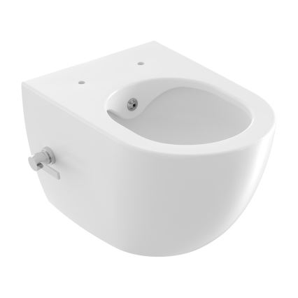 Ravak X01912 - WC suspendu avec buse de bidet CHROME céramique/blanc