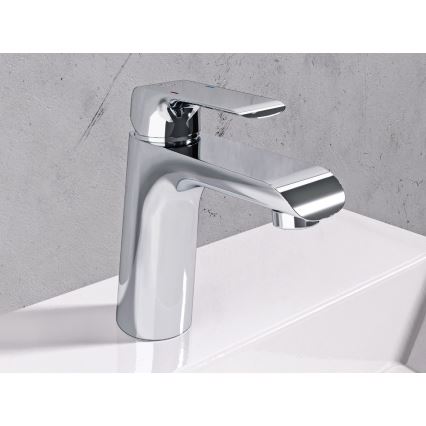 Ravak X070118 - Wastafelkraan FLAT 15,1 cm glanzend chroom