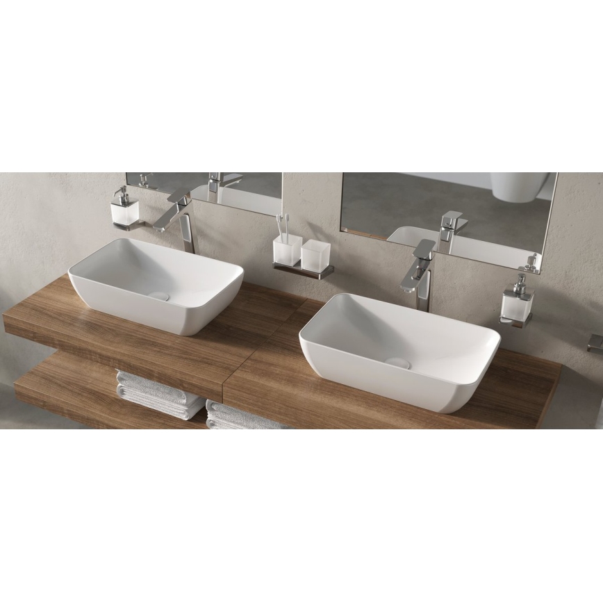 Ravak X070130 - Mitigeur pour lavabo FREE 33,4 cm chromé brillant