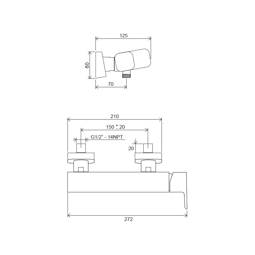 Ravak X070153 - FREE douchekraan, zwart