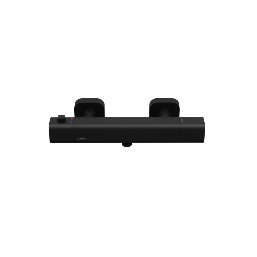 Ravak X070154 - Mitigeur thermostatique de douche FREE noir